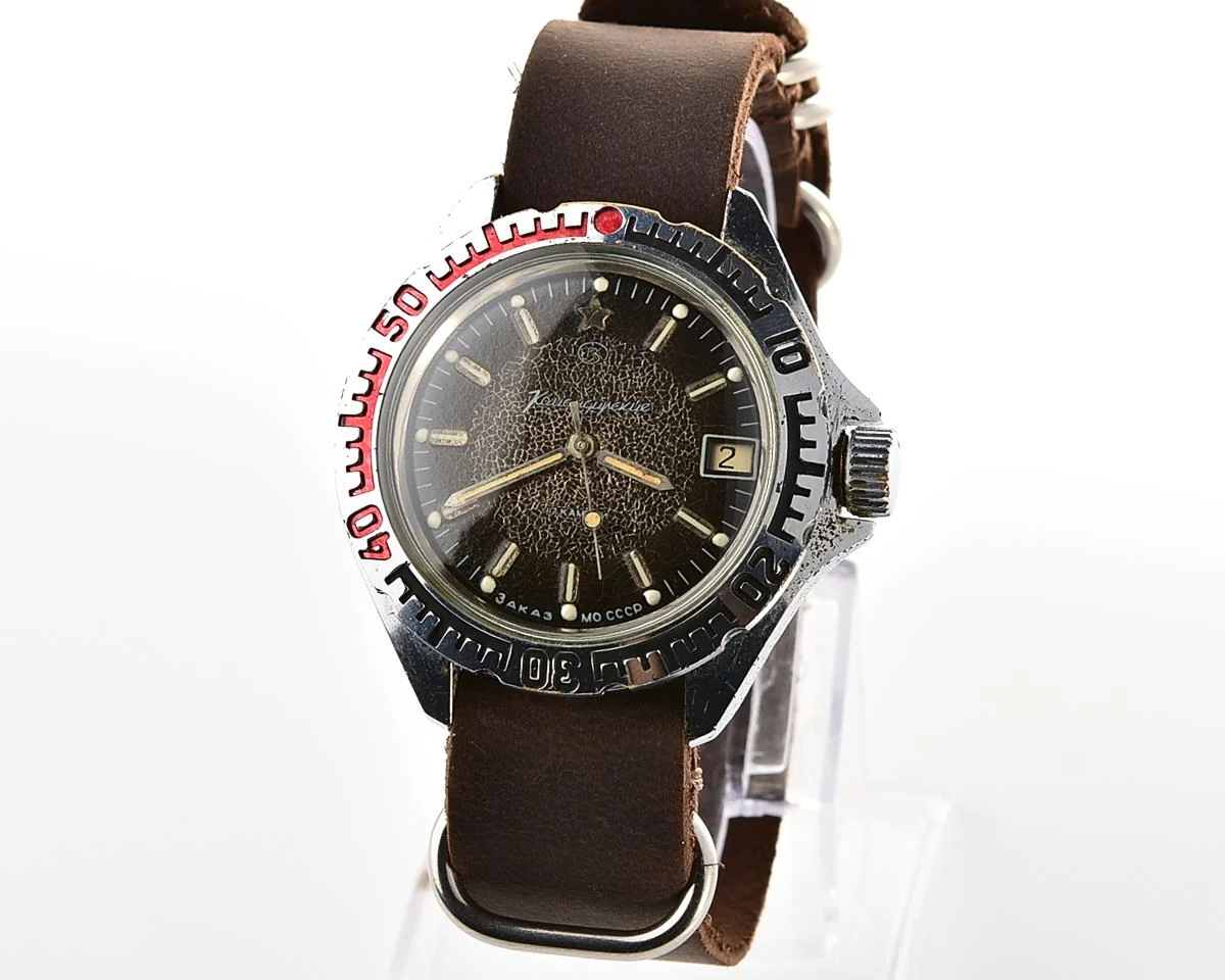 Vostok Komandirskie "Zakaz MO CCCP" limited series watch - rare duo-tone dial!
