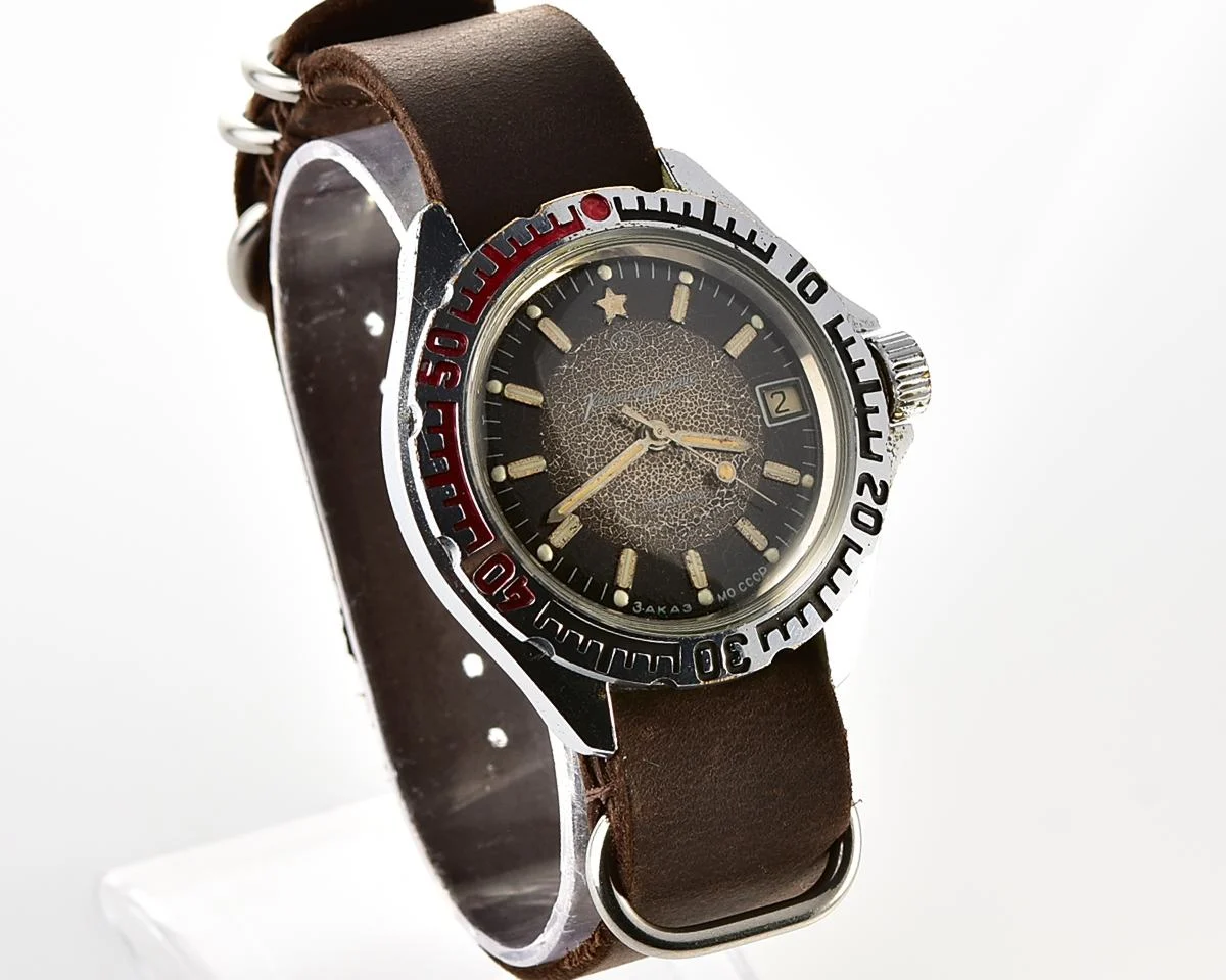 Vostok Komandirskie "Zakaz MO CCCP" limited series watch - rare duo-tone dial!