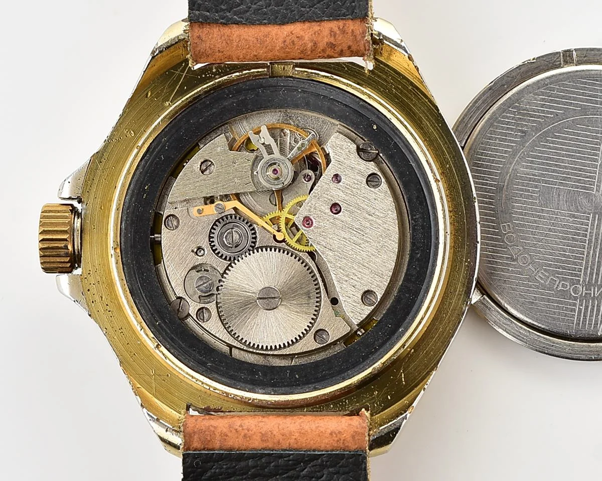 Vostok Komandirskie Tank mechanical wristwatch