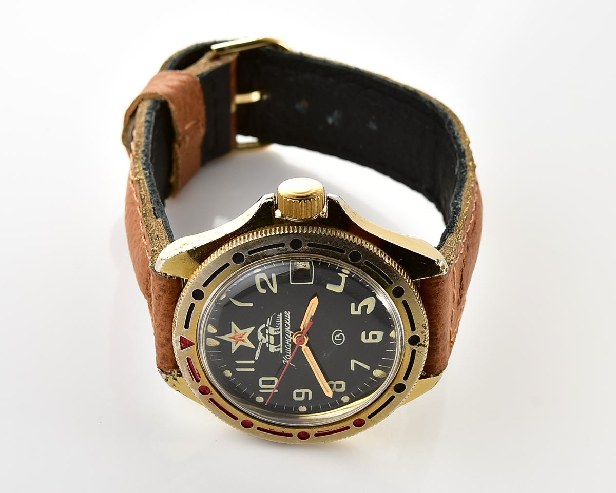 Vostok Komandirskie TANK mechanical wristwatch