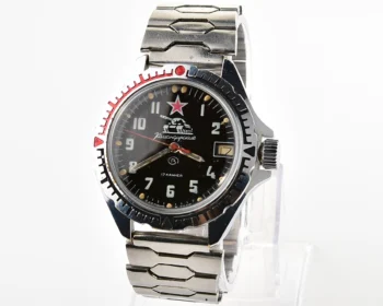 Soviet Vostok Komandirskie Tank mechanical wristwatch