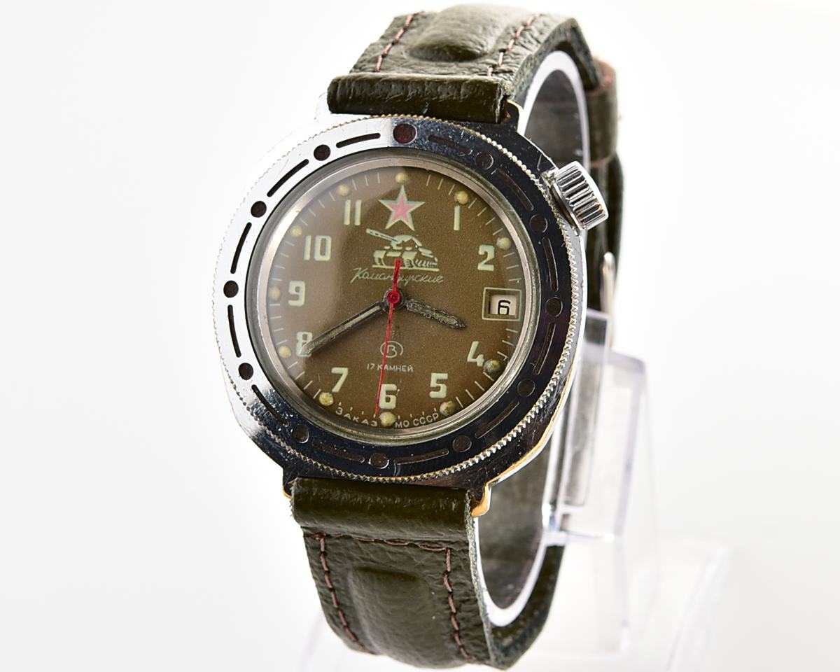 Vostok Komandirskie TANK mechanical watch limited series – “Zakaz MO CCCP”