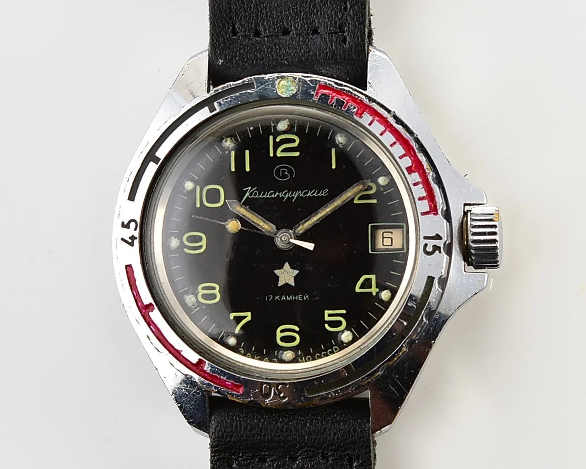 Soviet Vostok Komandirskie limited series mechanical watch - "Zakaz MO CCCP"!