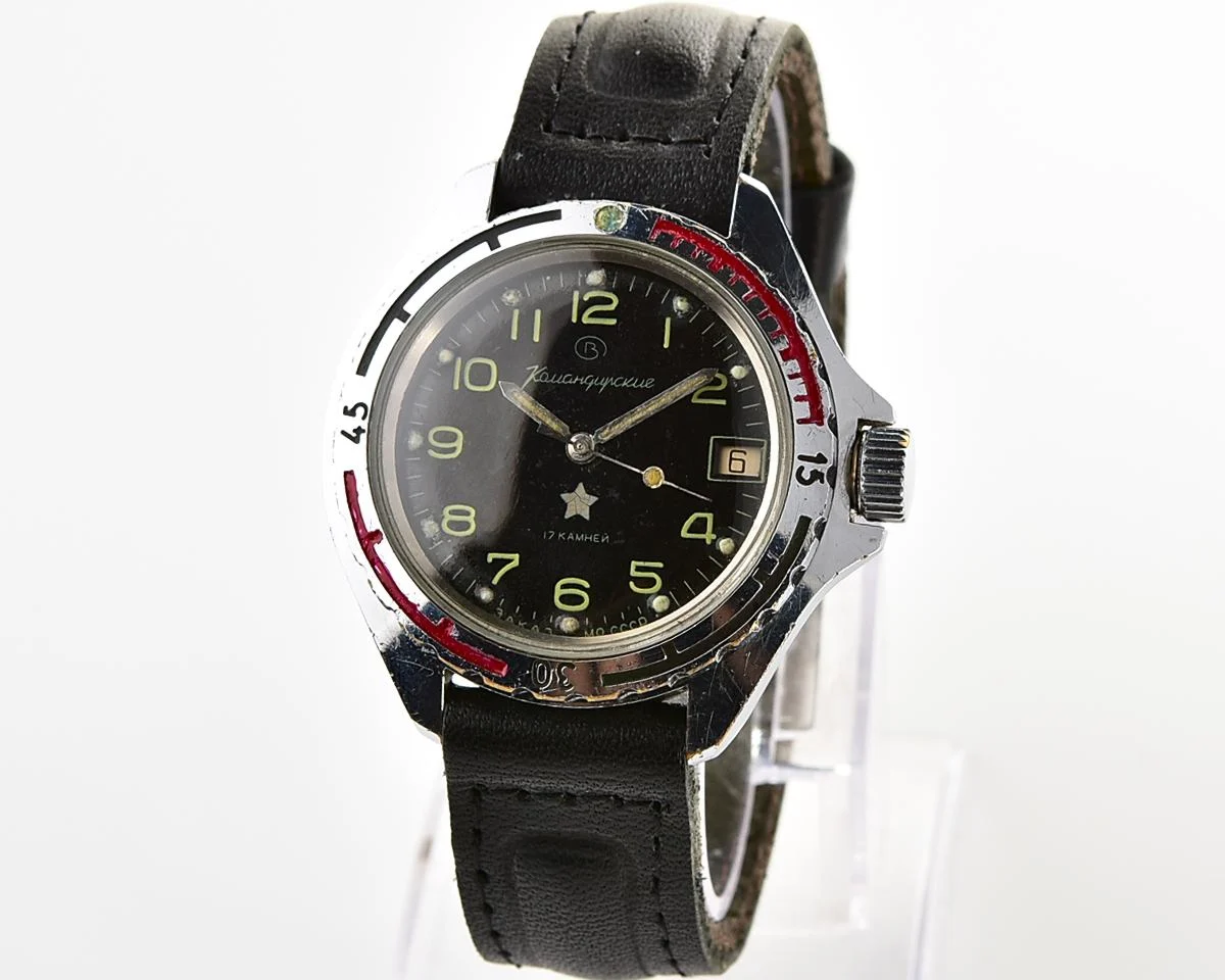 Soviet Vostok Komandirskie limited series mechanical watch - "Zakaz MO CCCP"!
