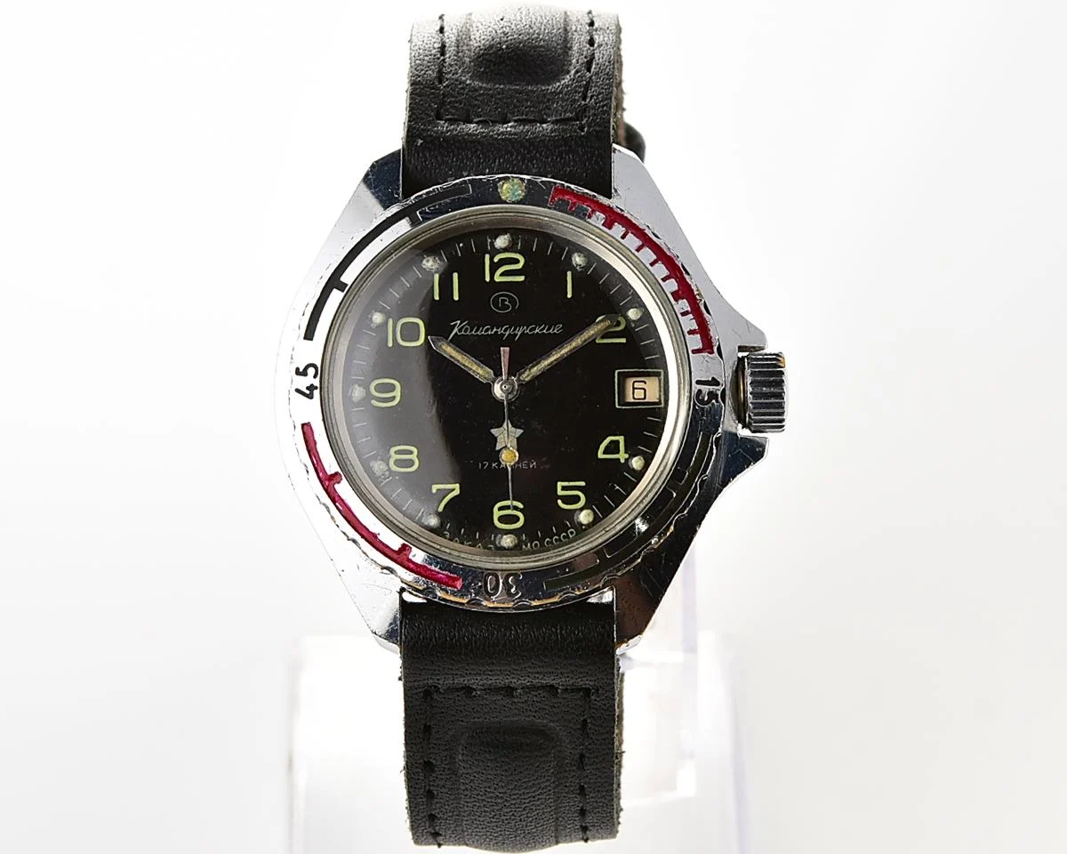 Soviet Vostok Komandirskie limited series mechanical watch - "Zakaz MO CCCP"!