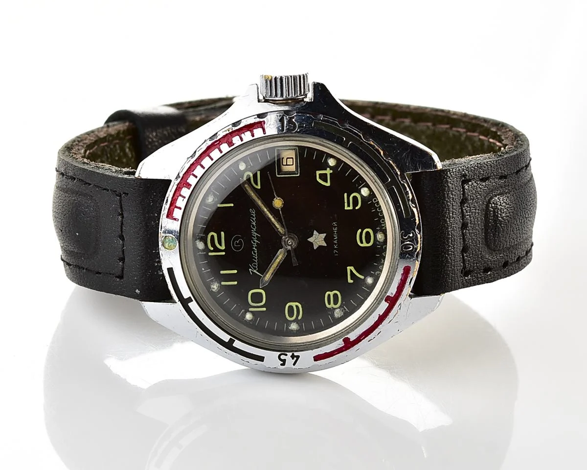 Soviet Vostok Komandirskie limited series mechanical watch - "Zakaz MO CCCP"!