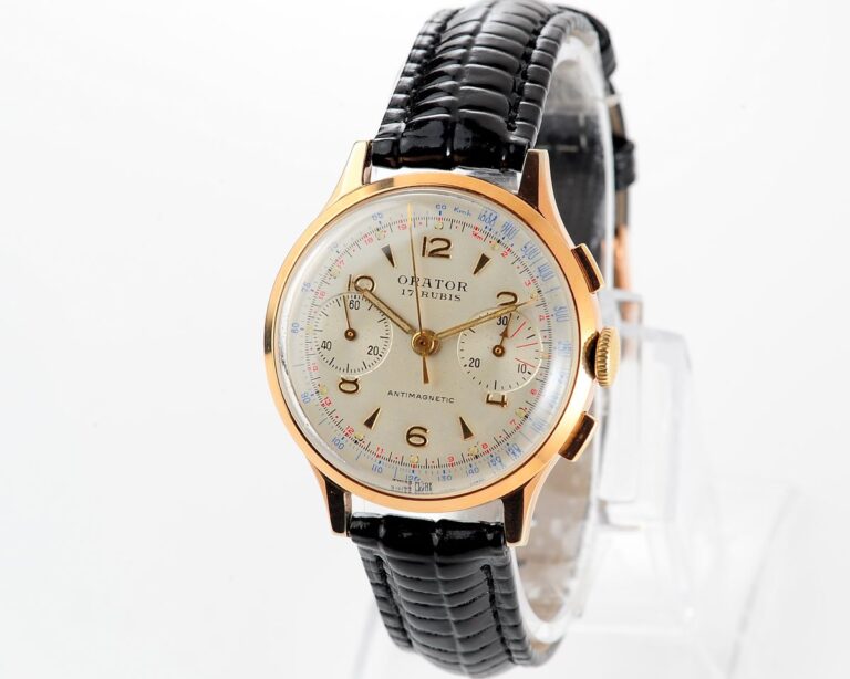 Orator 16 rubis vintage Swiss chronograph