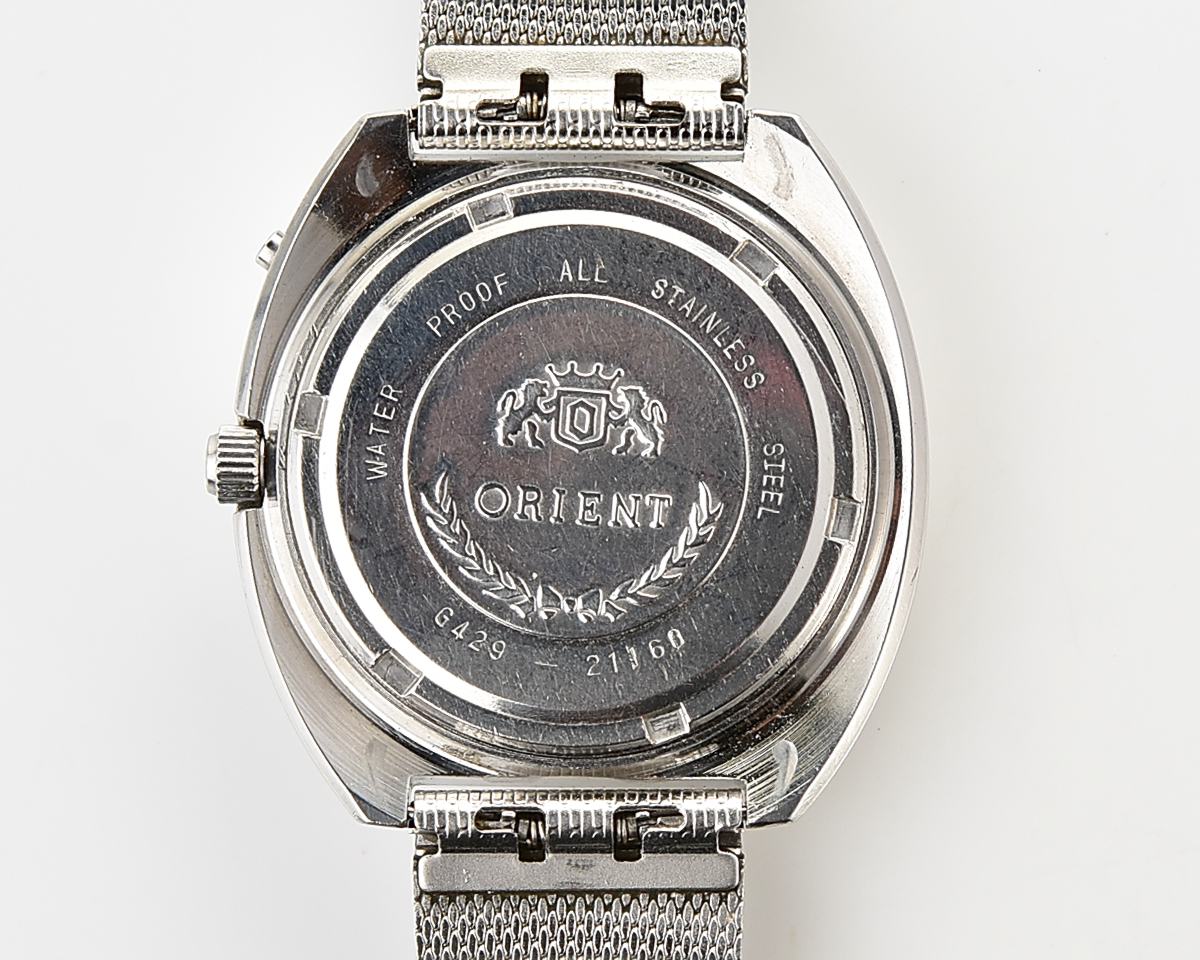 Vintage Orient Chronoace – Green Sunburst Day-Date Automatic from the Early 1970s