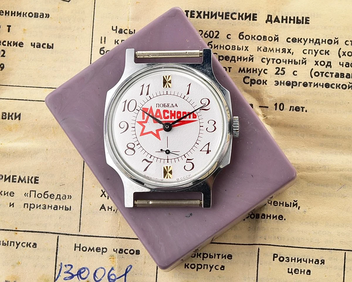 TIME CAPSULE: Soviet mechanical Pobeda Glasnost watch - New Old Stock (NOS)!