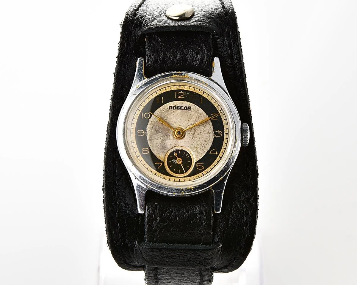 Vintage Soviet mechanical watch Pobeda, the 1st quarter of 1950!