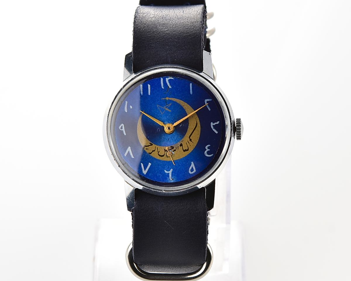 ZiM mechanical wirstwatch with Eastern Arabic numerals on the dial