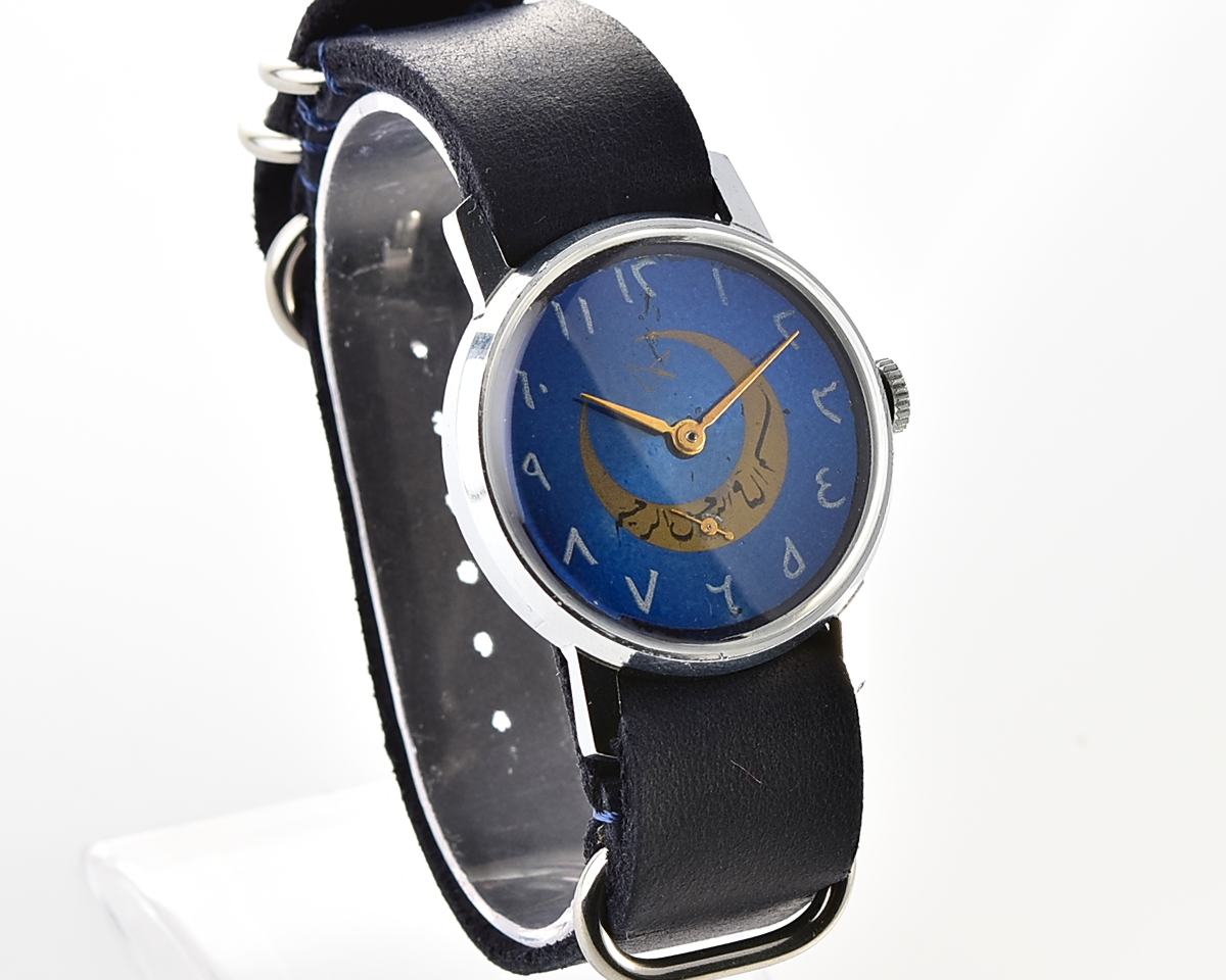ZiM mechanical wirstwatch with Eastern Arabic numerals on the dial