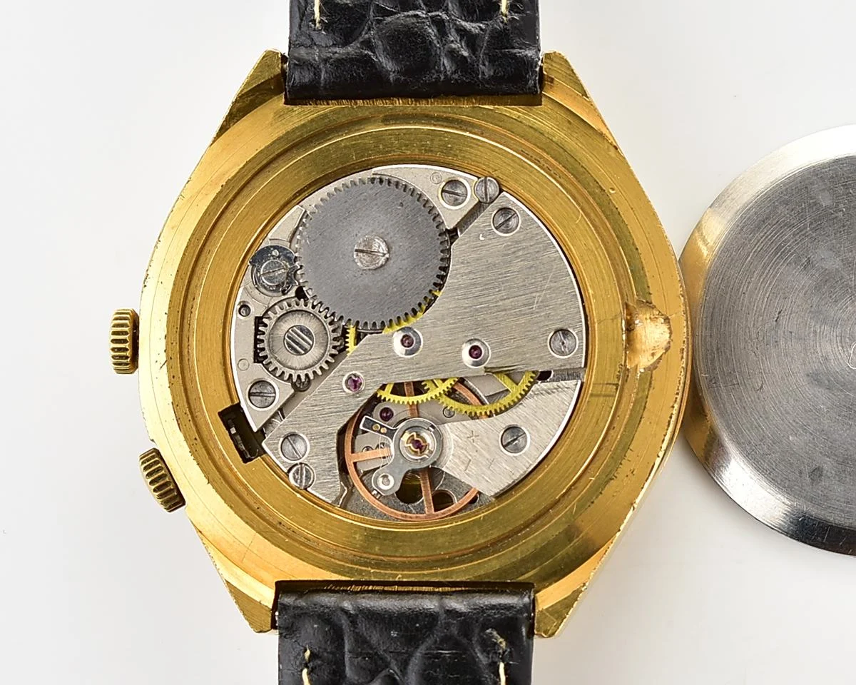 Raketa-Ofitserskie (officer's) gold-plated perpetual calendar mechanical watch