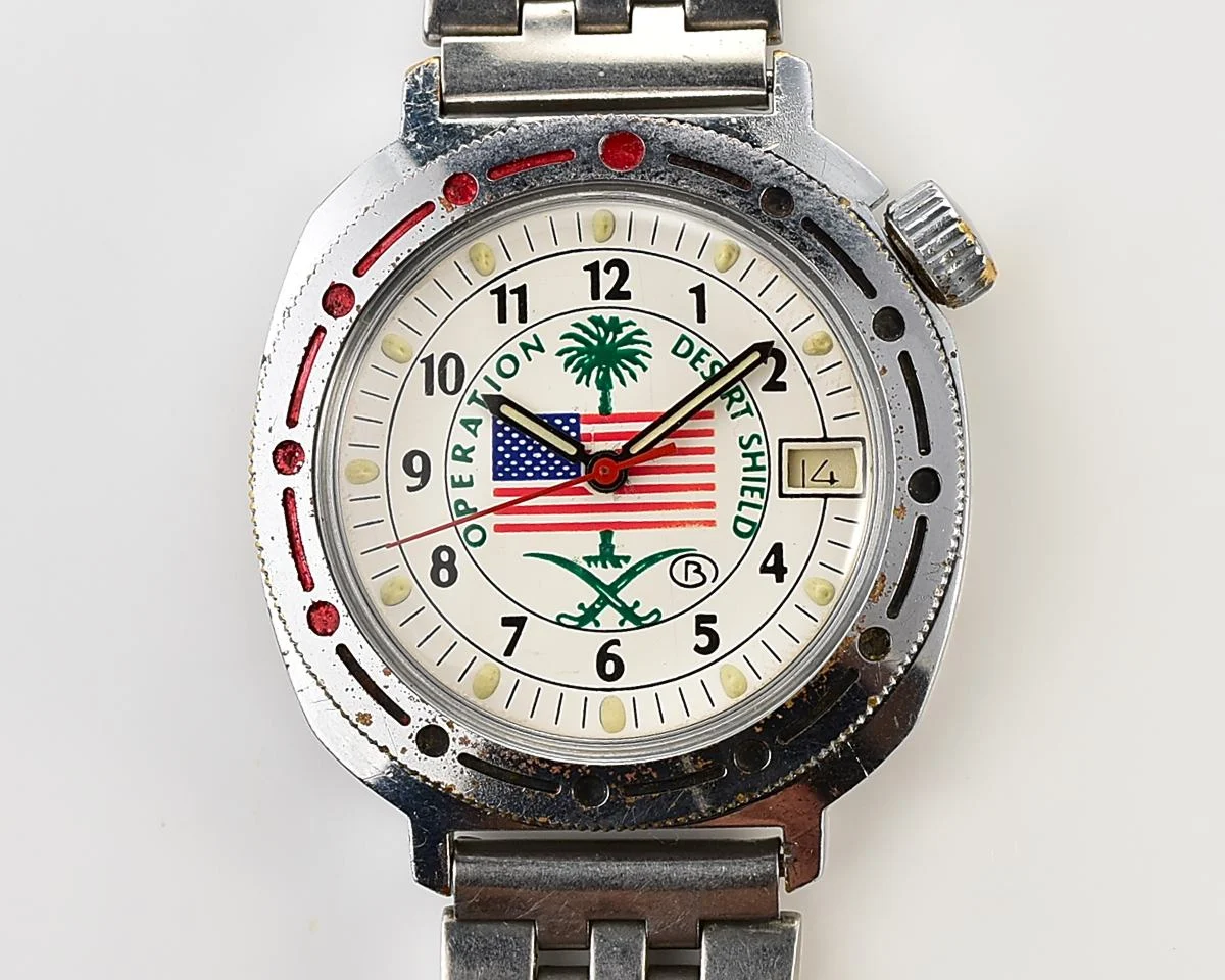 Vostok Commander’s Komandirskie Operation Desert Shield mechanical watch
