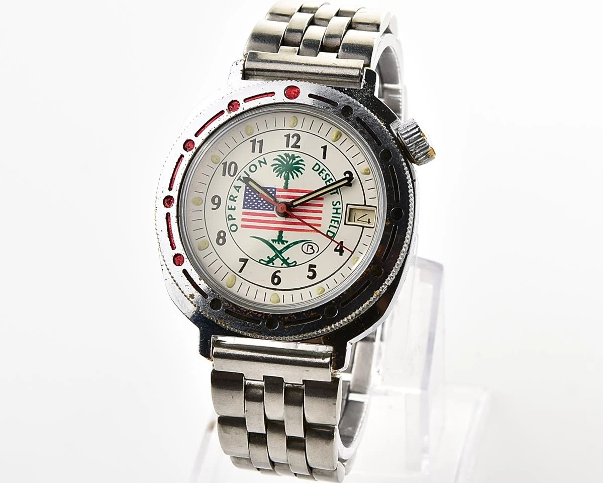 Vostok Commander’s Komandirskie Operation Desert Shield mechanical watch