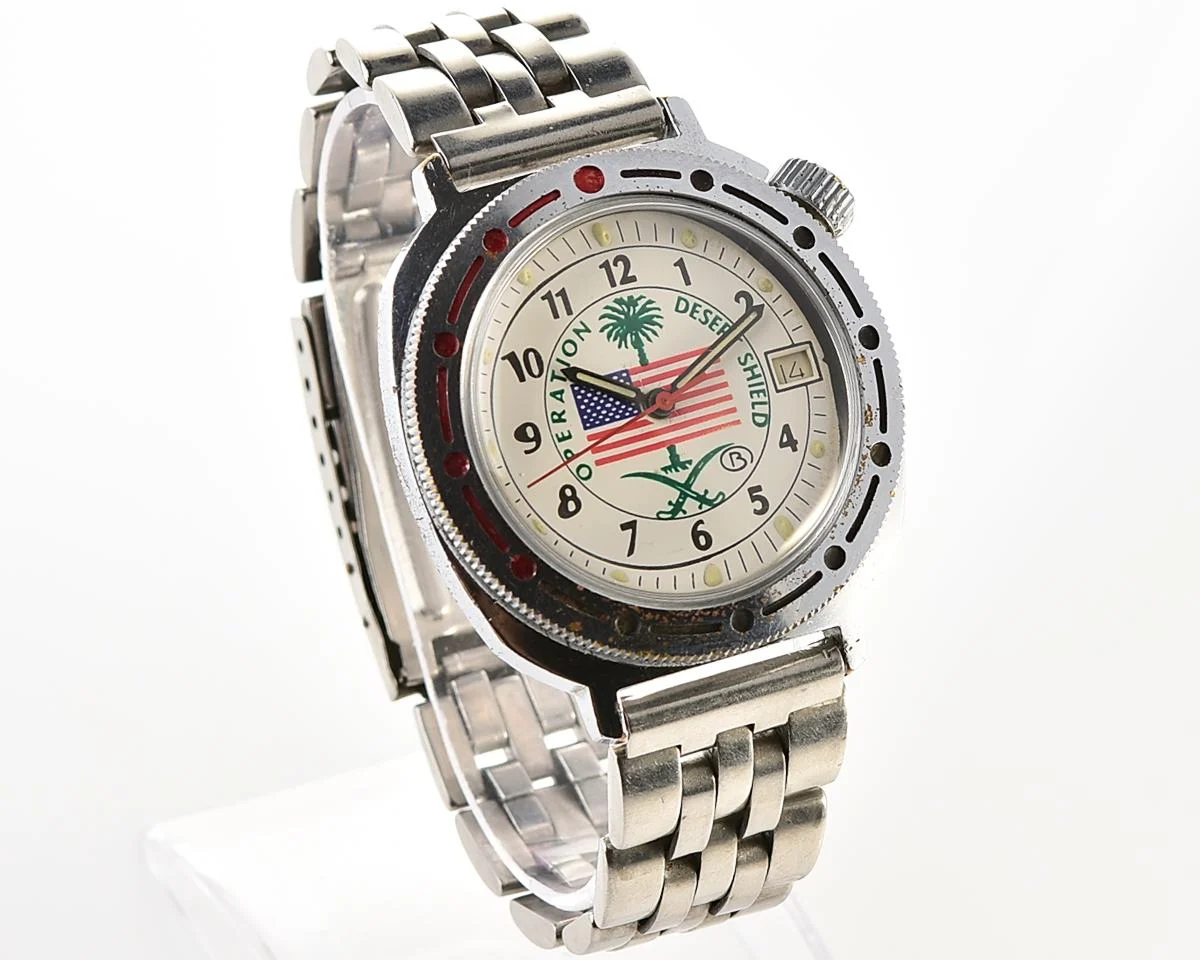 Vostok Commander’s Komandirskie Operation Desert Shield mechanical watch