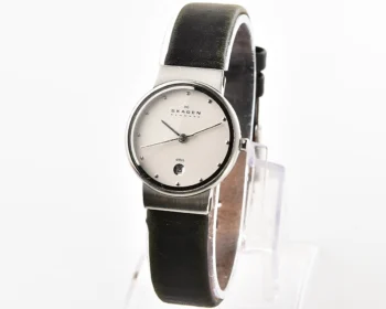 Vintage Skagen Klassik 355SSLW – Slim Steel White Dial Quartz