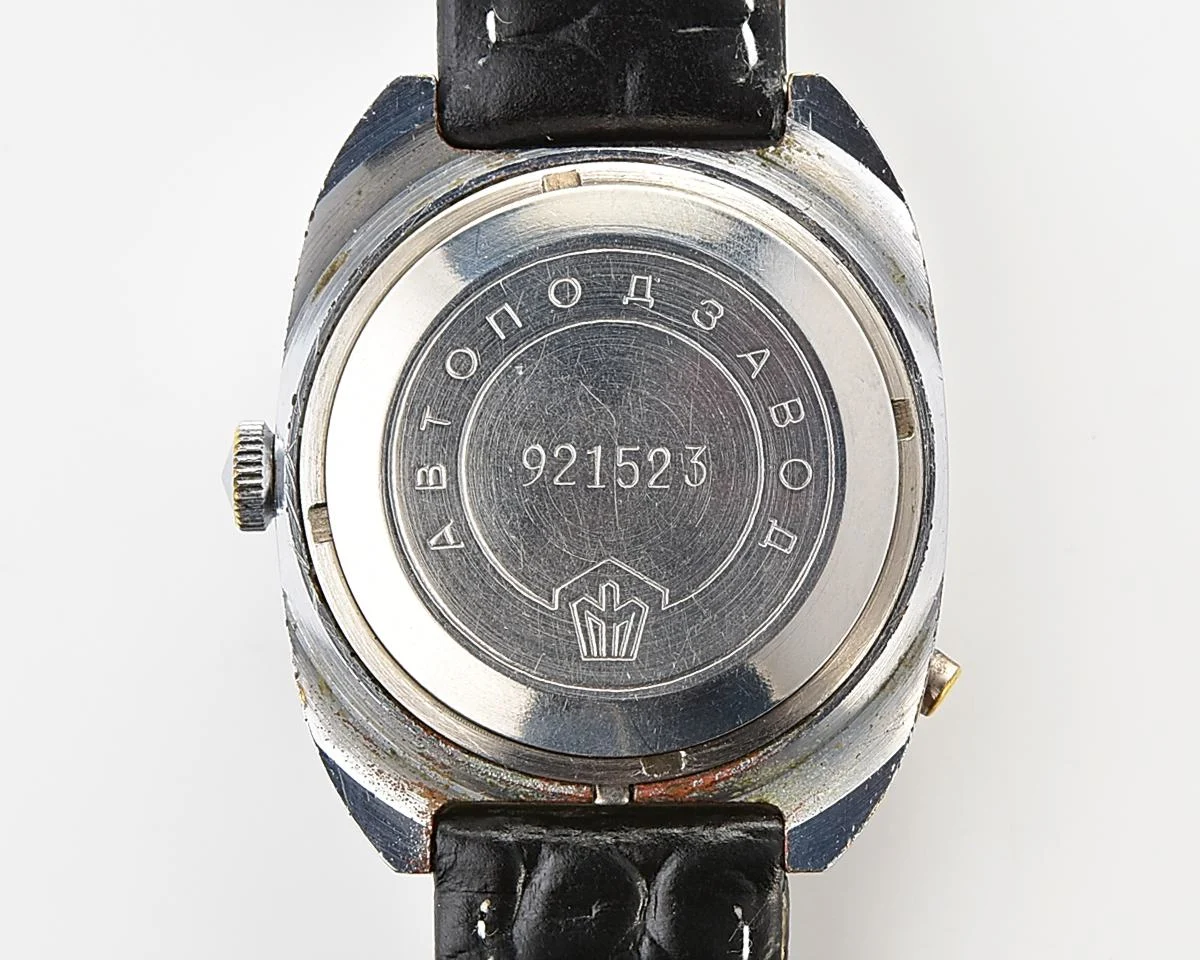 Soviet mechanical Poljot with automatic self-winding movement