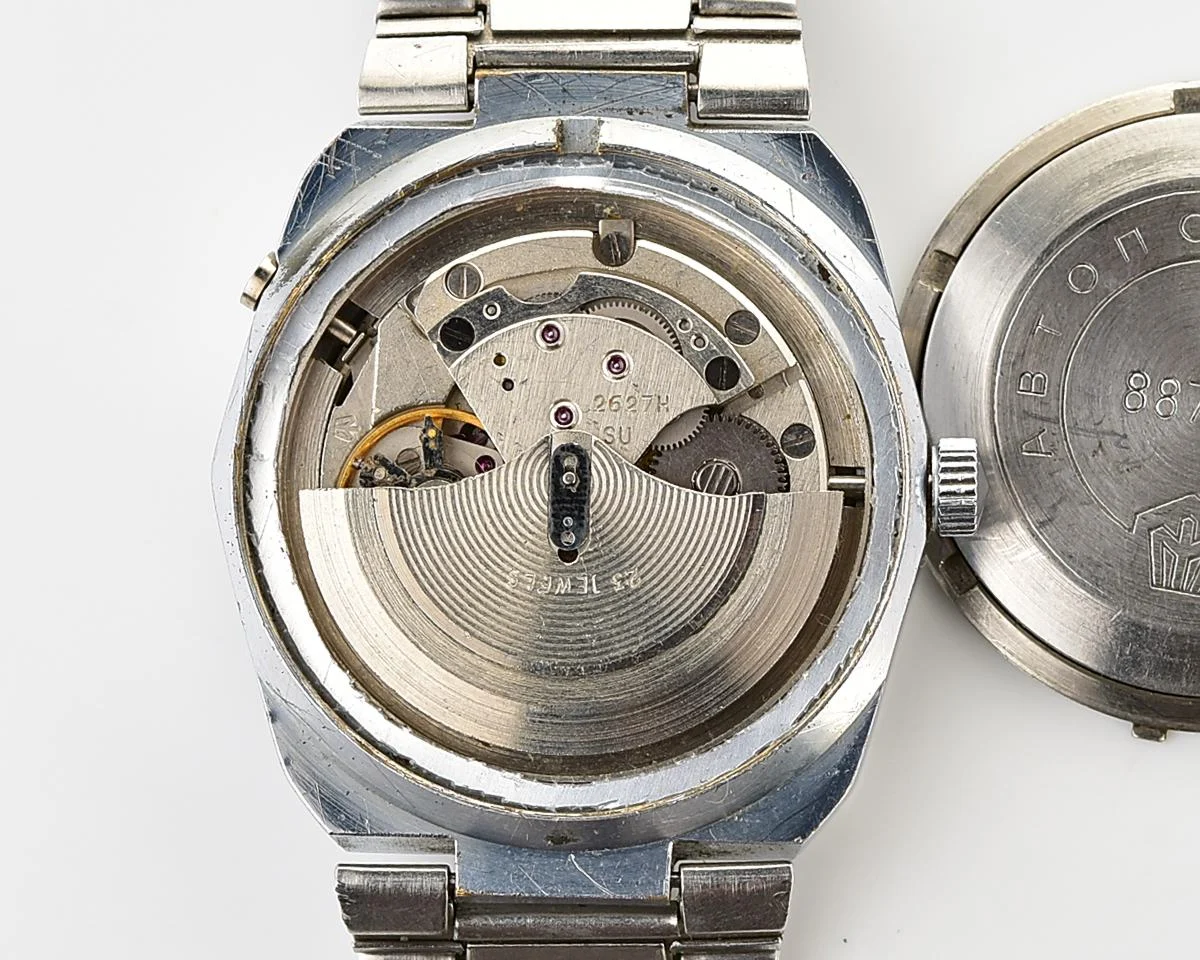 Soviet mechanical Poljot with Automatic self winding movement(domestic version)