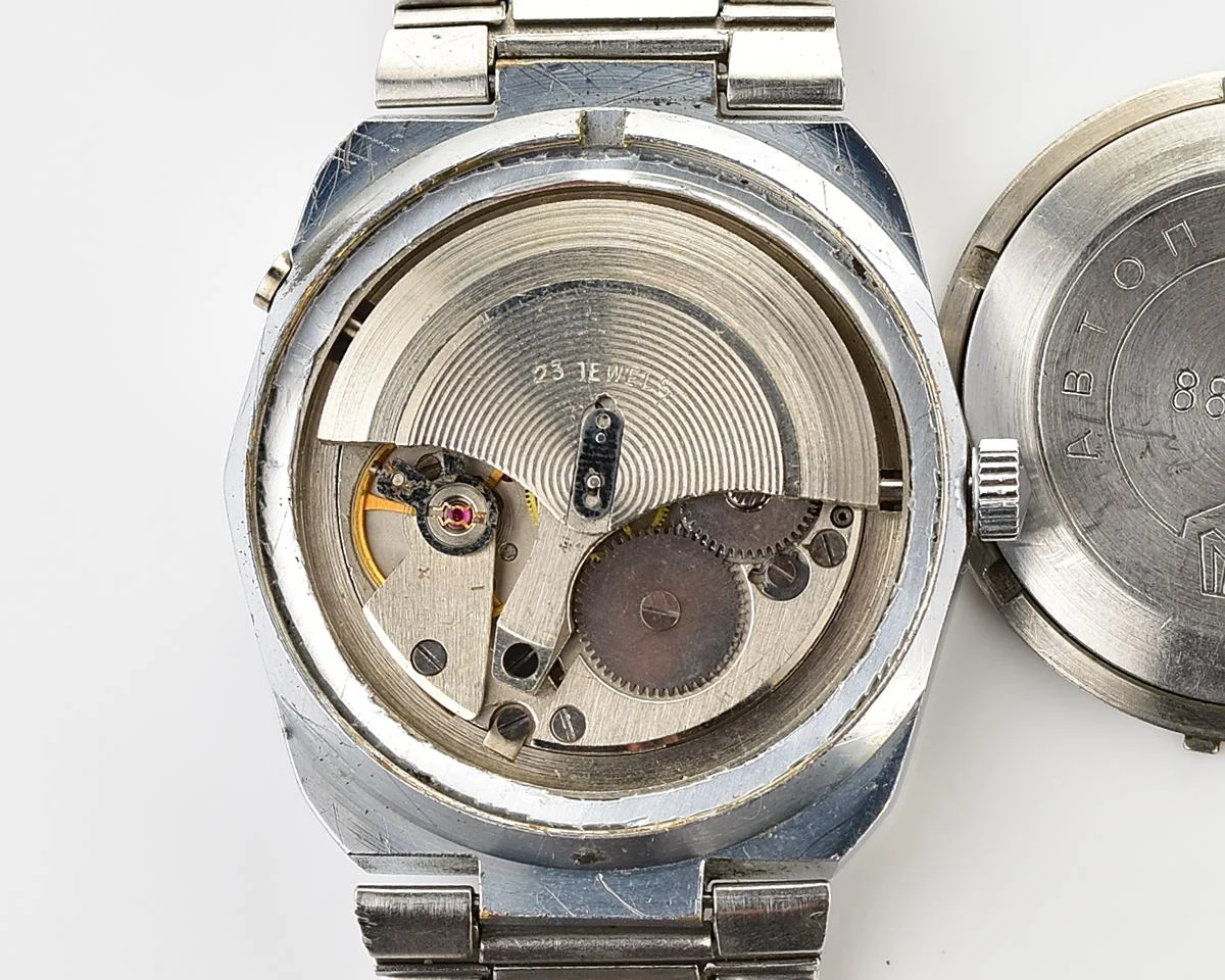 Soviet mechanical Poljot with Automatic self winding movement(domestic version)