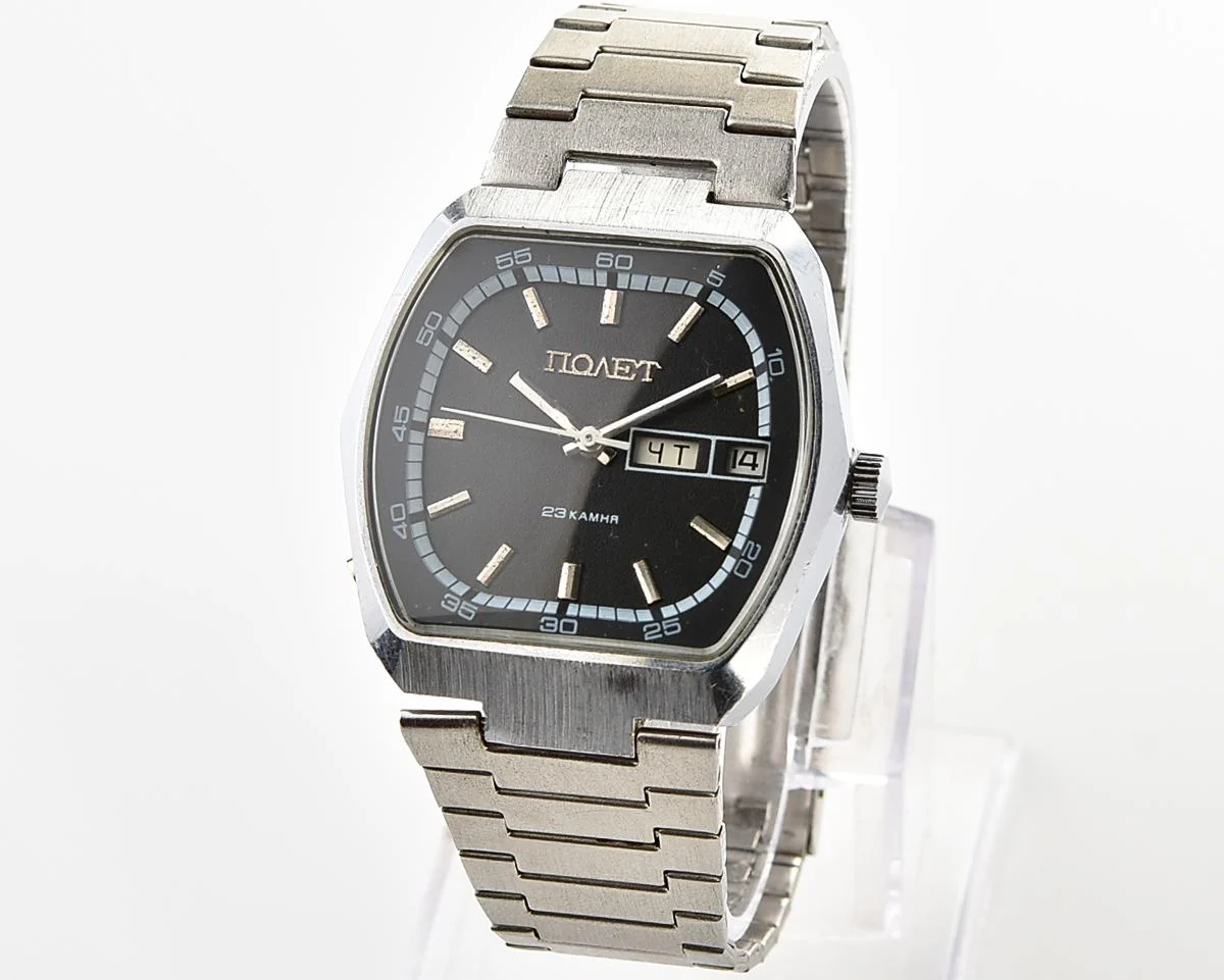 Soviet mechanical Poljot with Automatic self winding movement(domestic version)