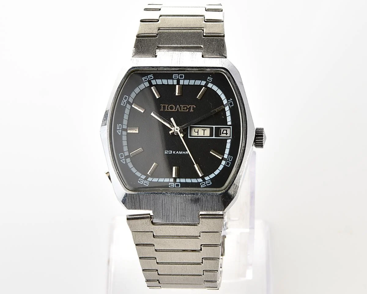 Soviet mechanical Poljot with Automatic self winding movement(domestic version)