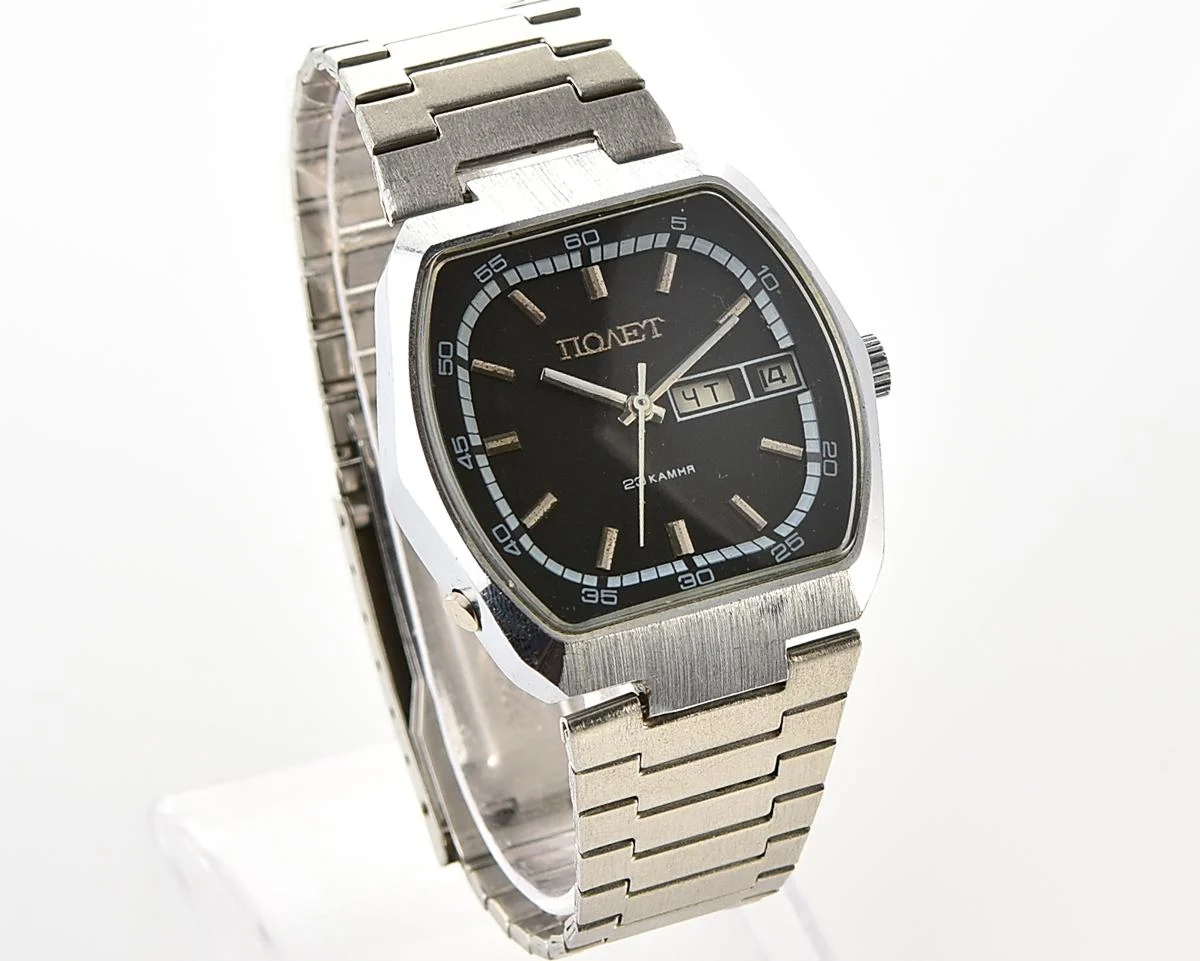 Soviet mechanical Poljot with Automatic self winding movement(domestic version)