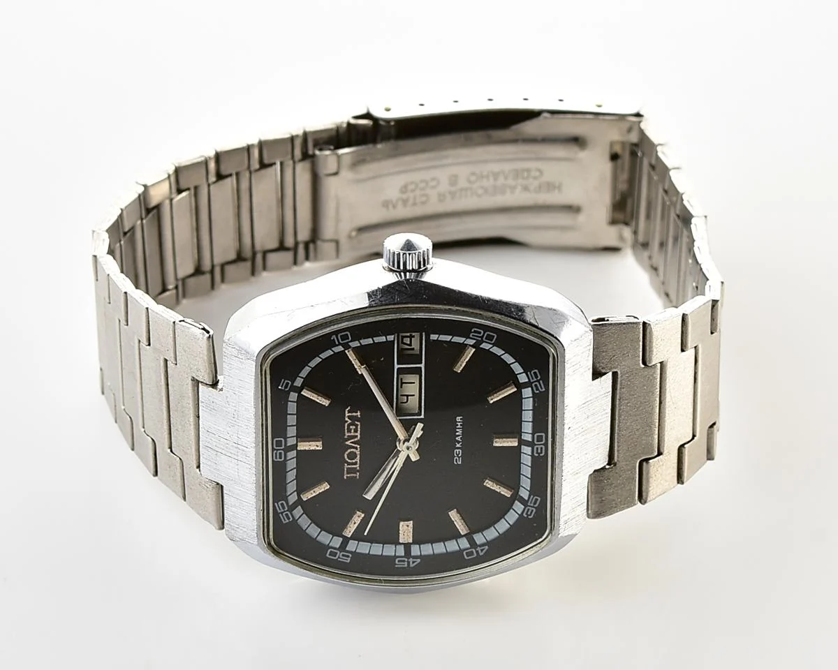 Soviet mechanical Poljot with Automatic self winding movement(domestic version)