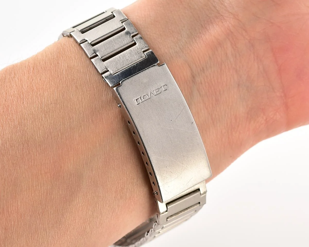 Soviet mechanical Poljot with automatic self-winding movement