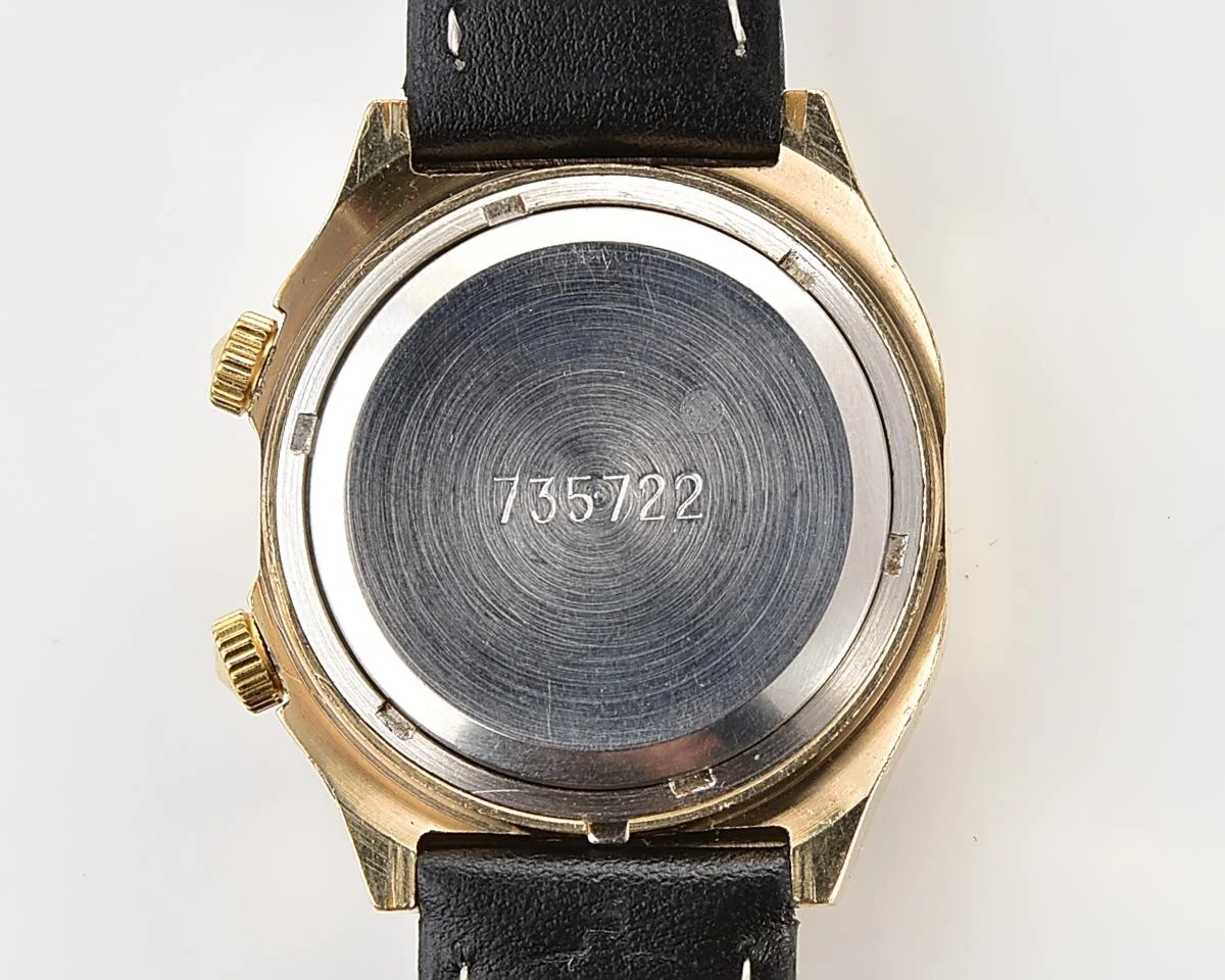 Soviet Poljot-cricket mechanical watch with alarm clock function