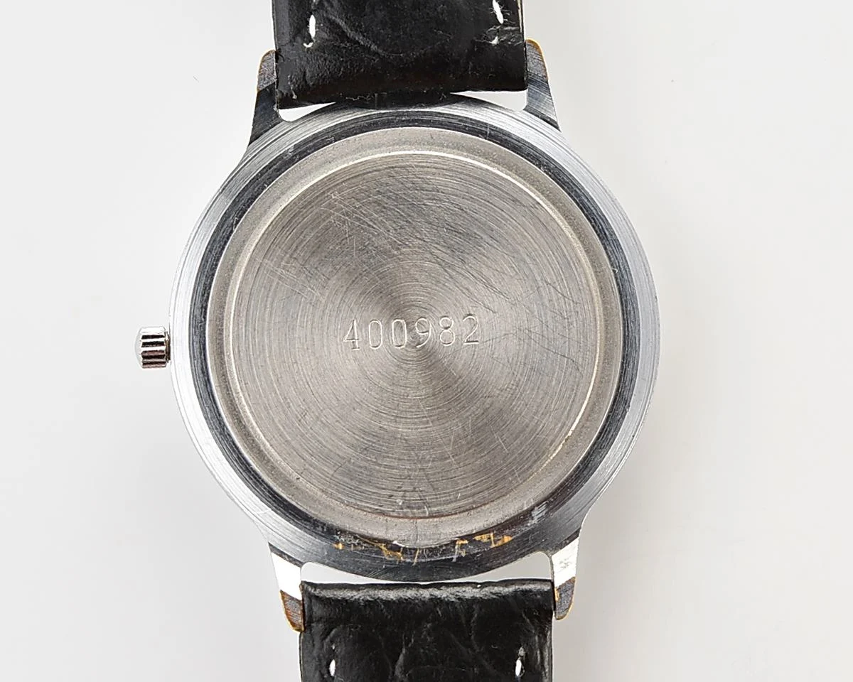 Soviet Poljot wristwatch with quartz movement