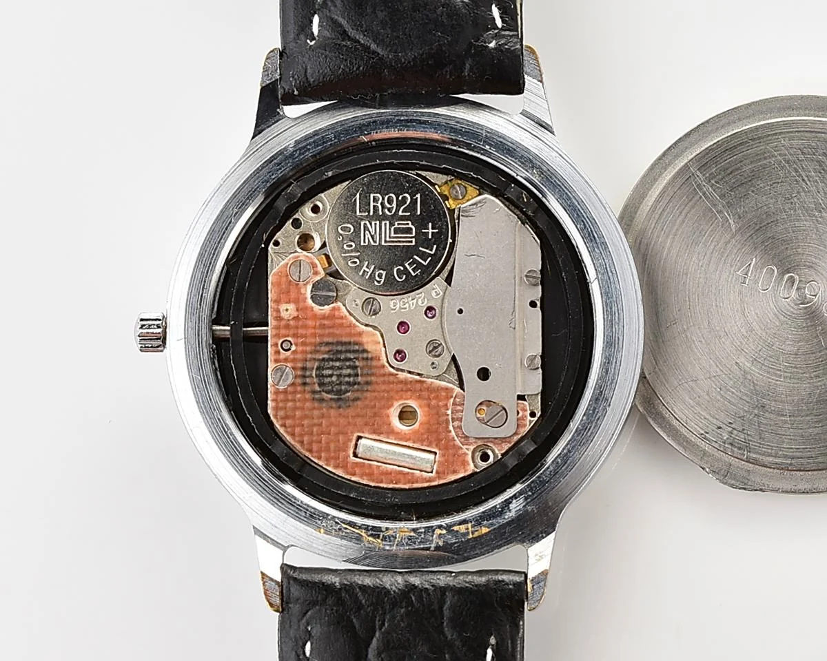Soviet Poljot wristwatch with quartz movement