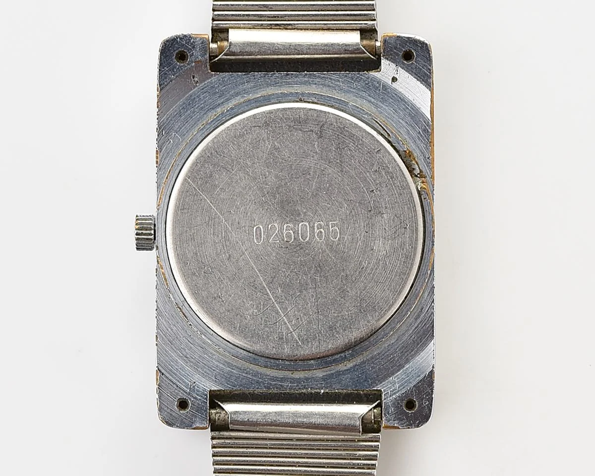 Large rectangular Soviet Raketa quartz watch