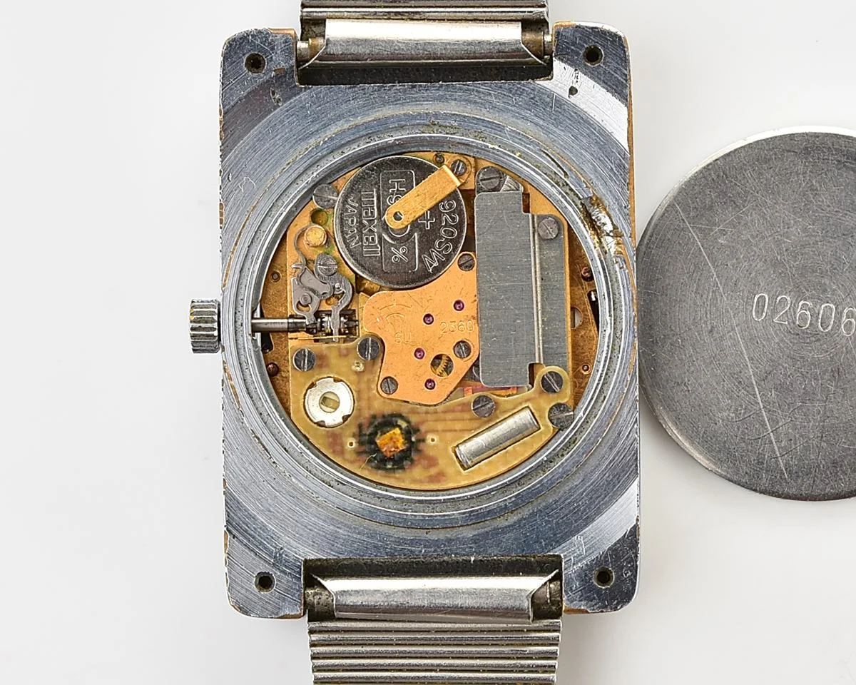 Large rectangular Soviet Raketa quartz watch