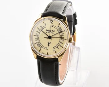 Excellent Soviet medical Raketa "Medicine" quartz watch with pulse scale!