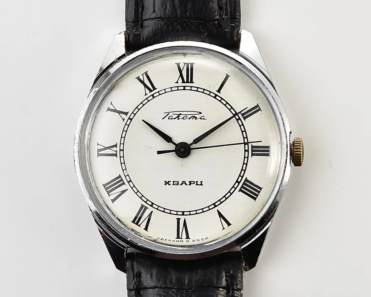 Soviet Raketa watch with quartz movement