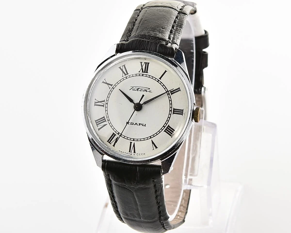 Soviet Raketa watch with quartz movement