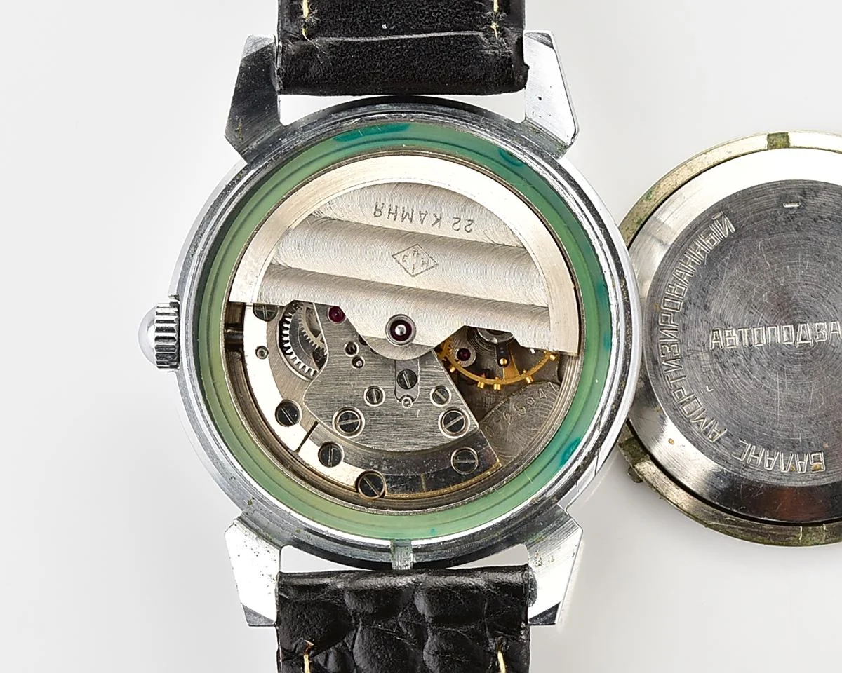 Excellent Soviet Rodina vintage mechanical watch with automatic self-winding movement