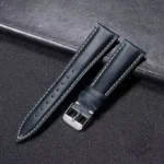 stitched padded leather strap - Blue +$16.95