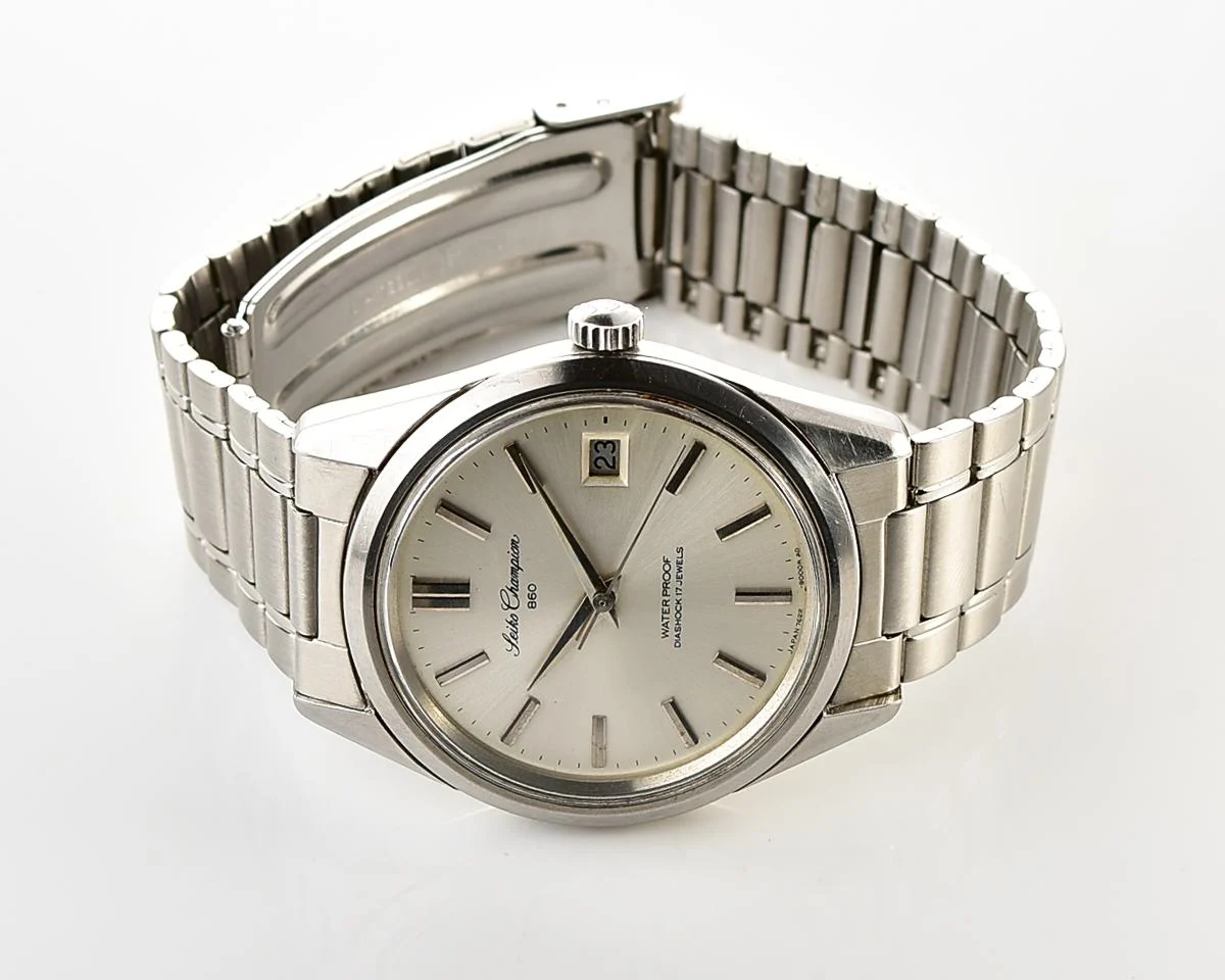 Vintage Seiko Champion 860 - Silver Sunburst Date from May 1965
