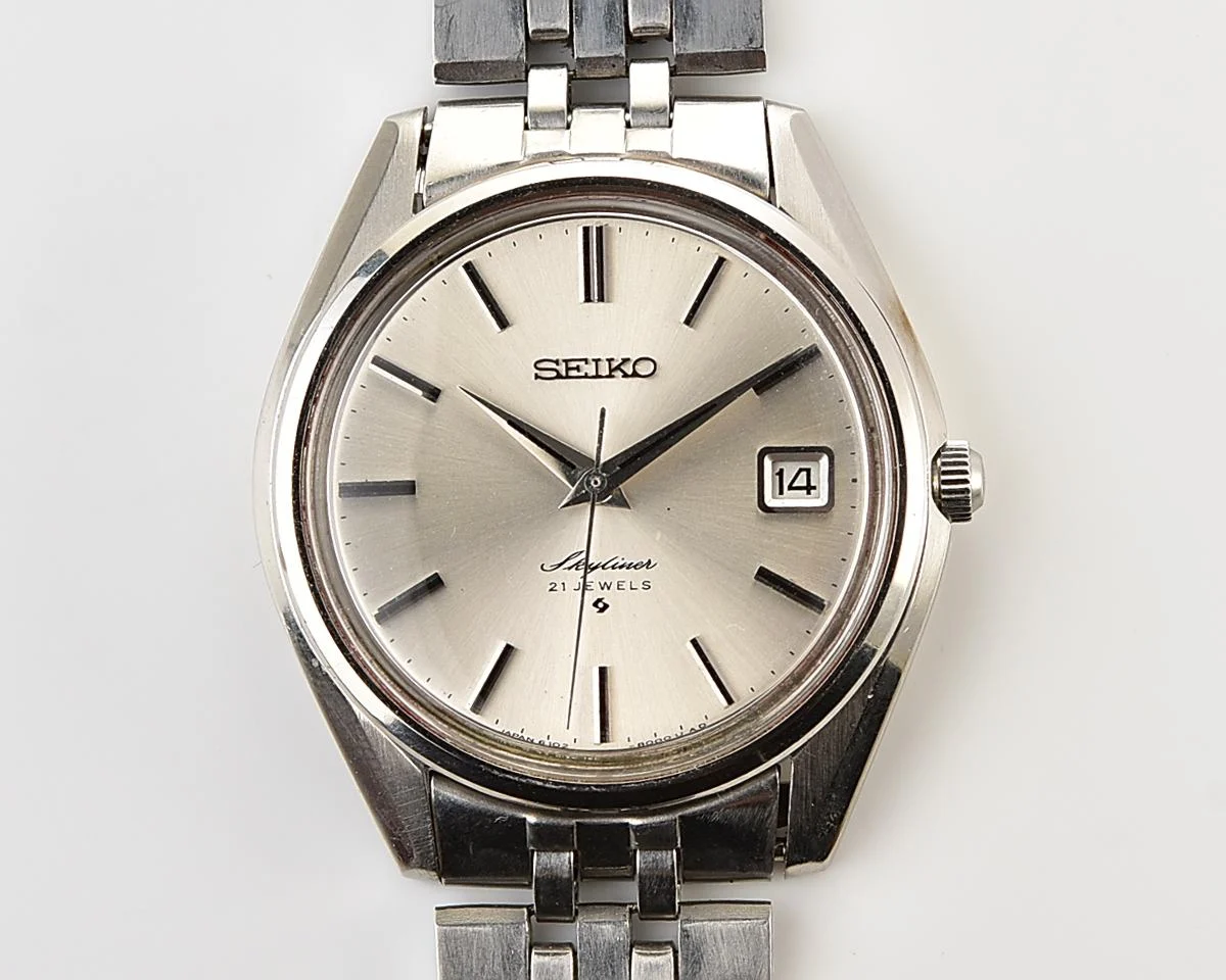 Vintage Seiko Skyliner Calendar Manual Wind 21J Dress Watch from November 1968