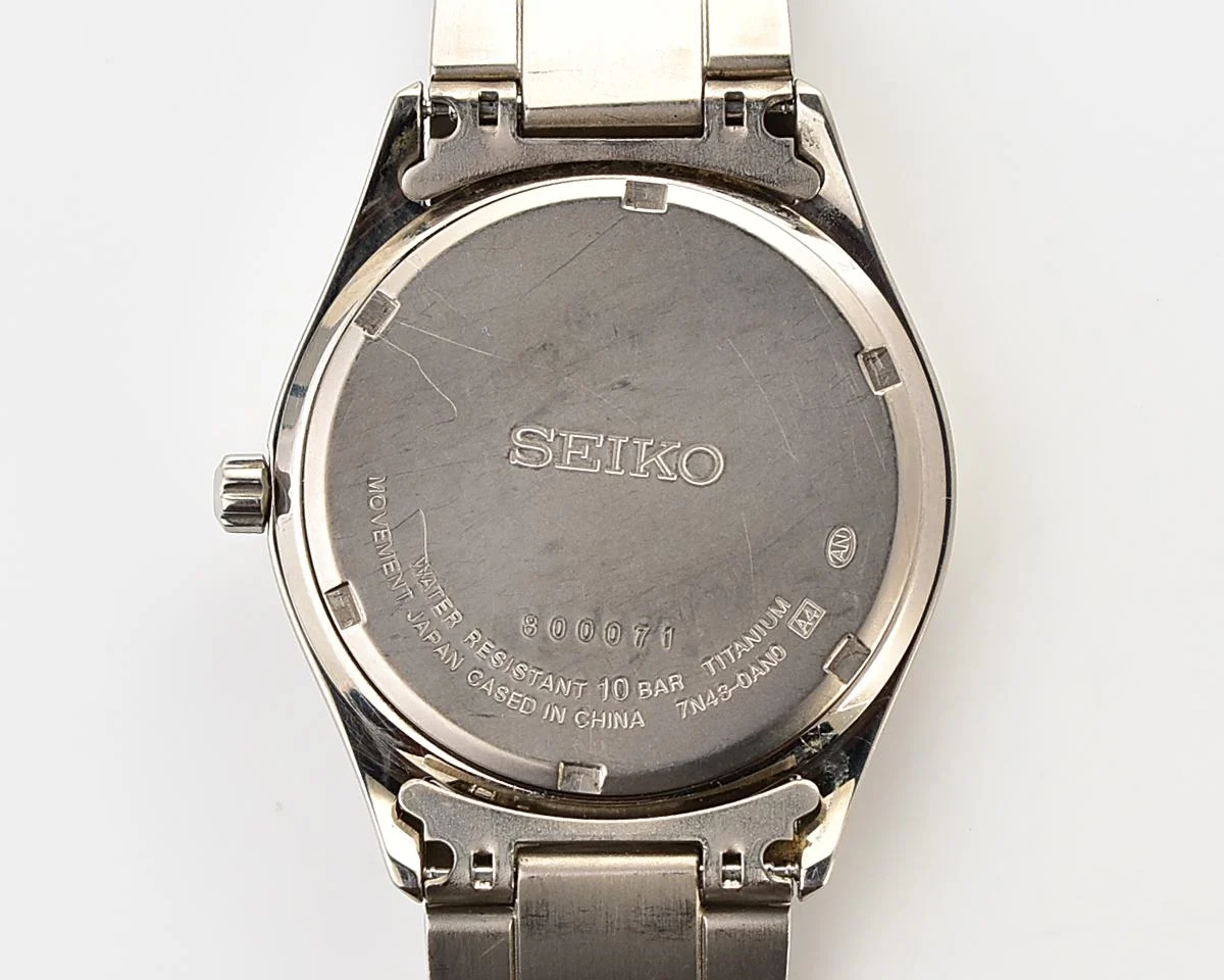 Vintage Seiko Titanium Day-Date Quartz (Ref. 7N43-0AN0) - Ultra-Lightweight Everyday Classic