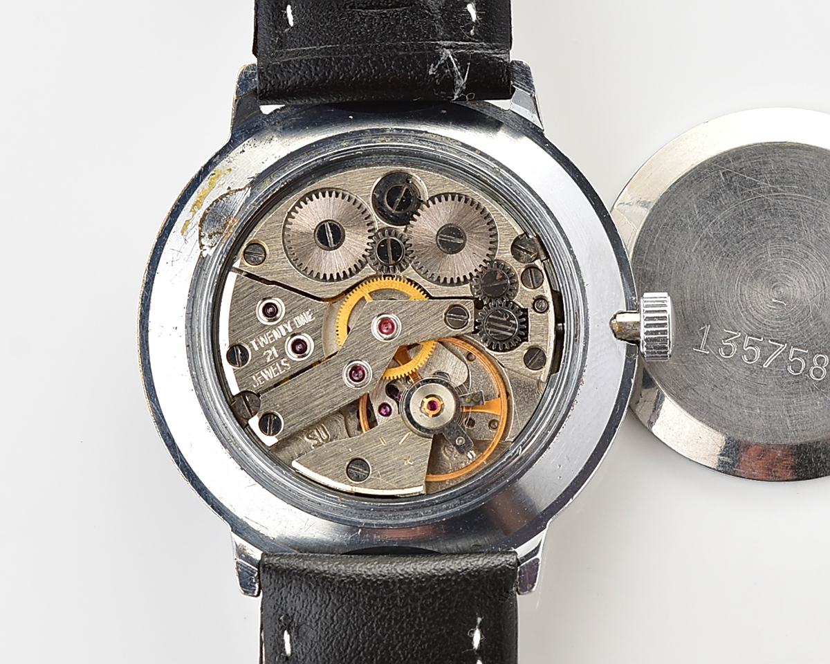 Stylish soviet Slava mechanical wristwatch