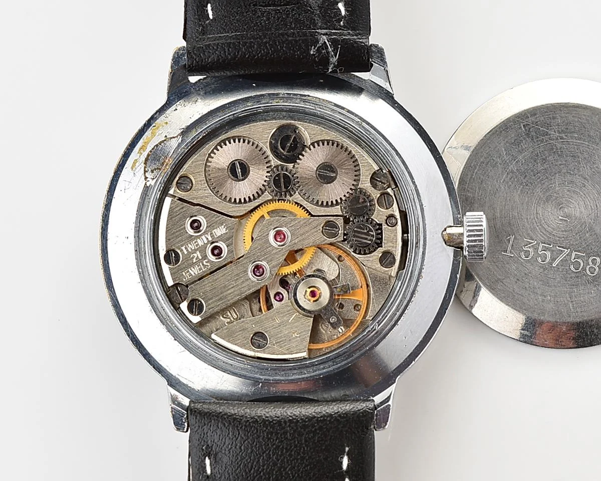 Stylish Soviet Slava mechanical wristwatch