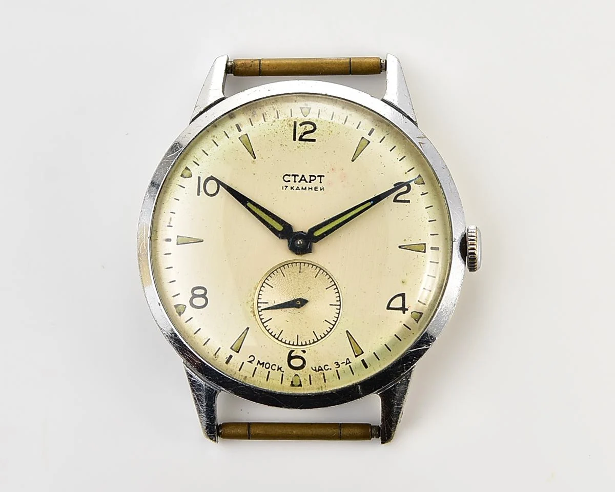 Rare! Start vintage classical mechanical watch with it's box & papers, from October 1957!