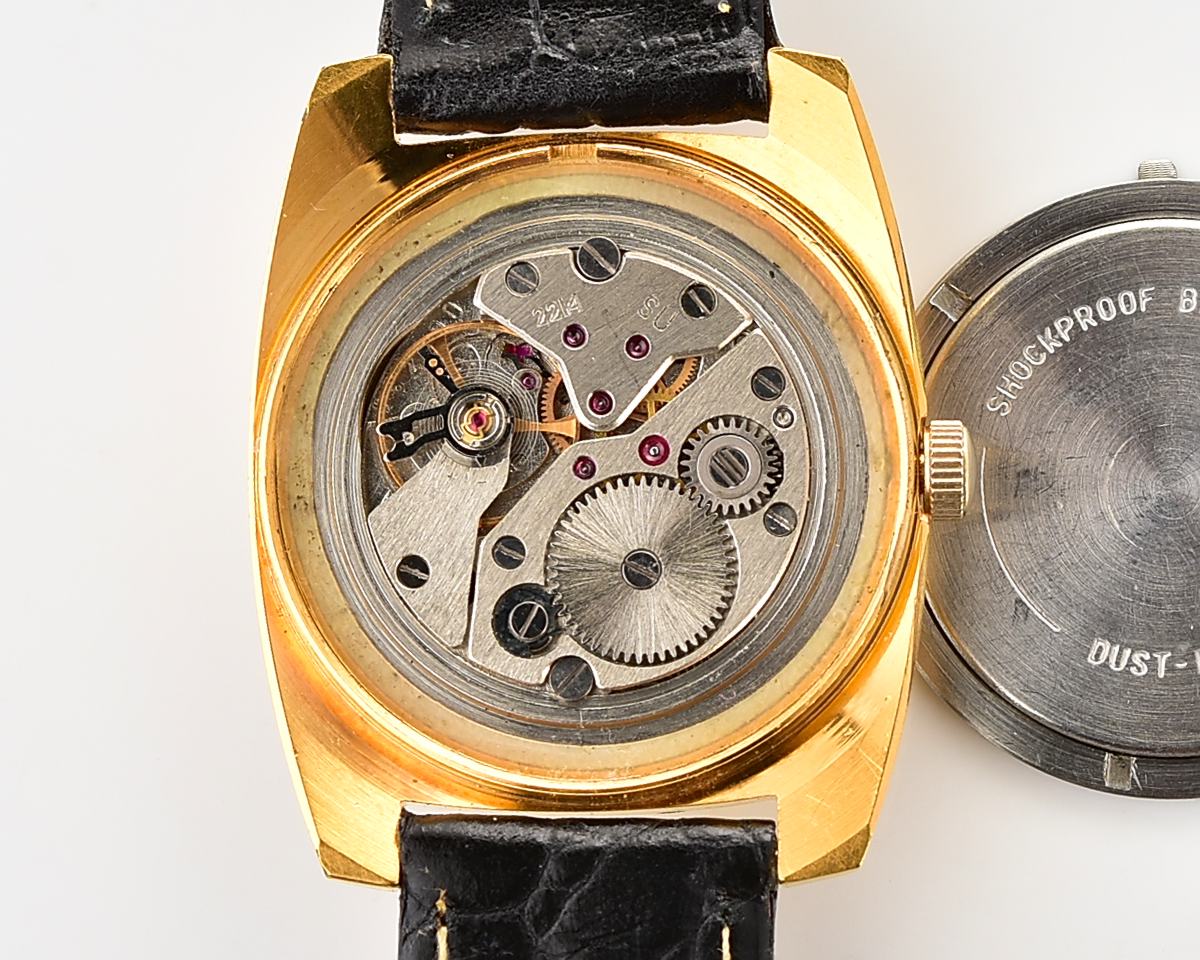 Excellent soviet Wostok (Vostok) vintage gold-plated mechanical wristwatch