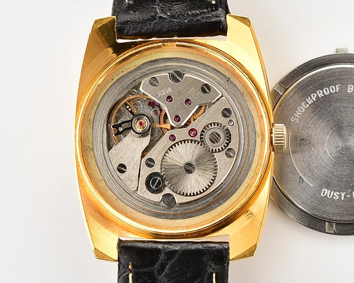Excellent Soviet Wostok (Vostok) vintage gold-plated mechanical wristwatch