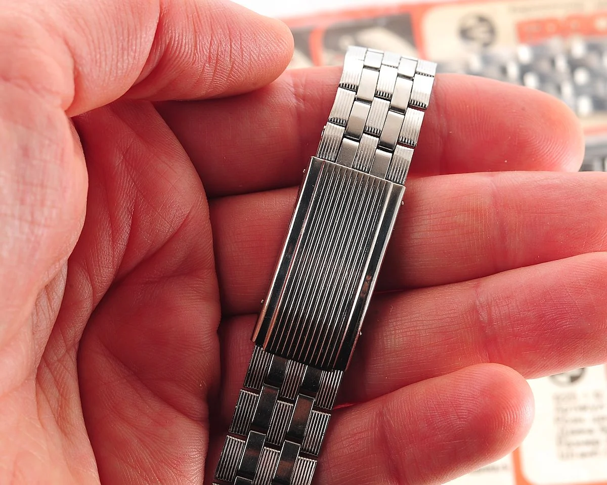 Soviet stainless steel bracelet Segment, 18mm