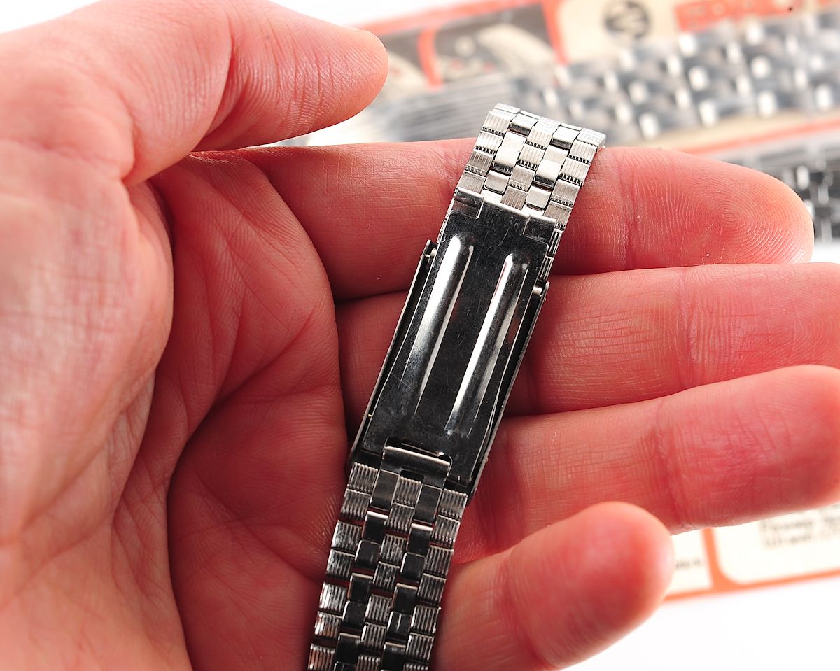 Soviet stainless steel bracelet Segment, 18mm