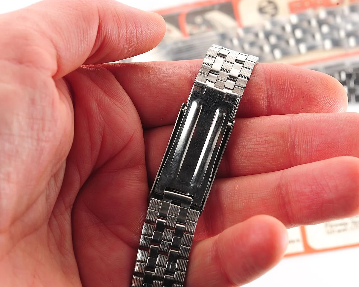 Soviet stainless steel bracelet Segment, 18mm